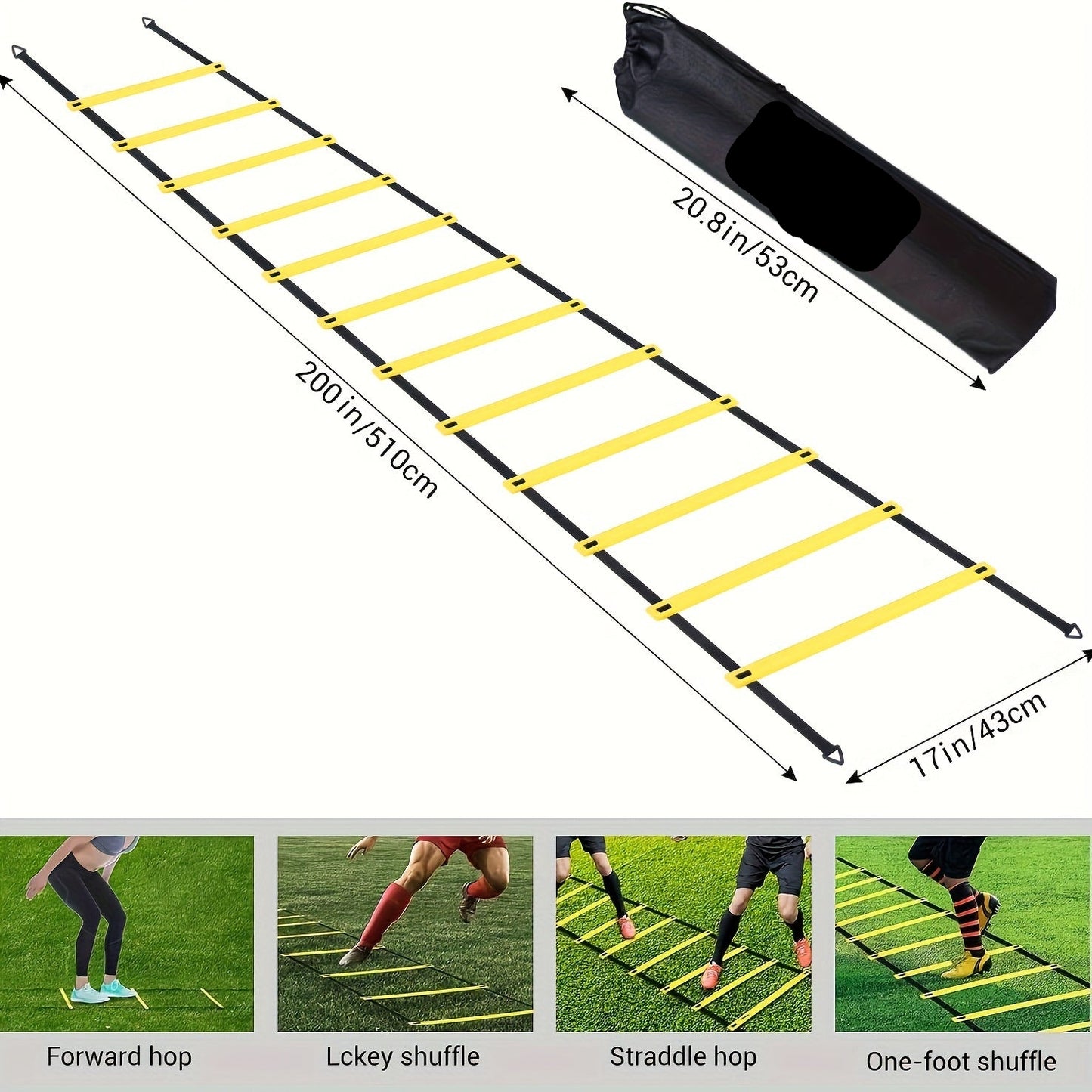Agility Ladder Speed Training - Boost Footwork & Quickness