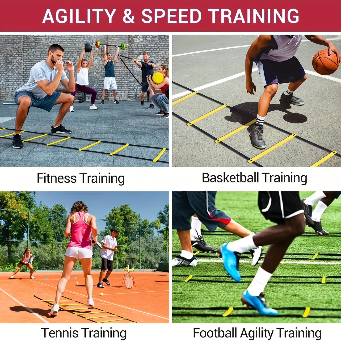 Agility Ladder Speed Training - Boost Footwork & Quickness